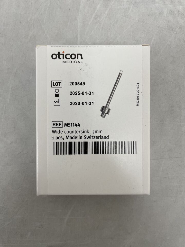 M51144 - OTICON MEDICAL - Wide Countersink, 3mm, (BX/1) - ( Expiry Date: 2025-01-31 )