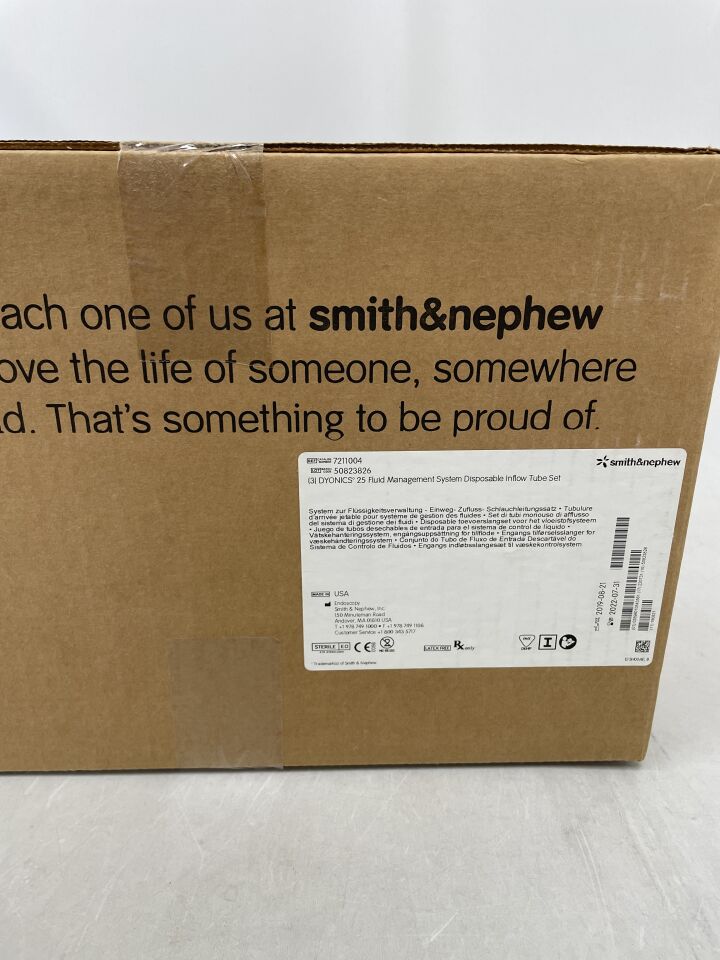 7211004 - SMITH & NEPHEW - Dyonics 25 Inflow Tube Set, (BX/3) - ( Expiry Date: 2022-07-31 )