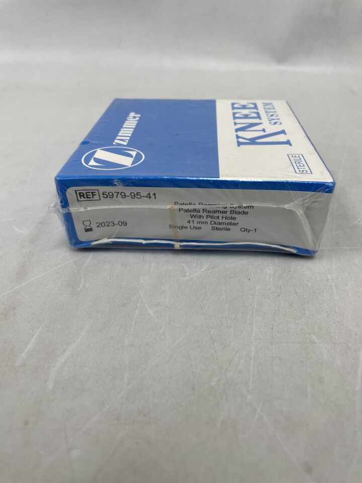5979-95-41 - ZIMMER - Patella Reaming System Patella Reamer Blade with Pilot Hole, (BX/1) - ( Expiry Date: 2023-09-30 )
