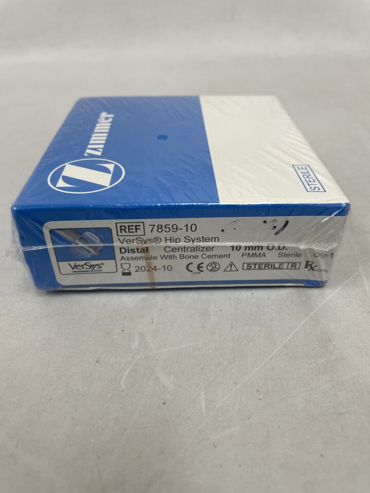 7859-10 - ZIMMER - VerSys Hip System, Distal Centralizer 10mm O.D., (BX/1) - ( Expiry Date: 2024-10-31 )