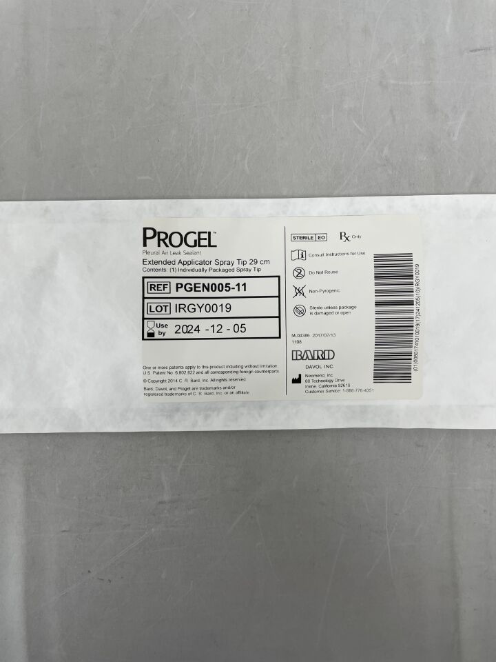 PGEN005-11 - BARD - Progel Extended Applicator Spray Tip, 29 cm Size, (EA) - ( Expiry Date: 2024-12-05 )