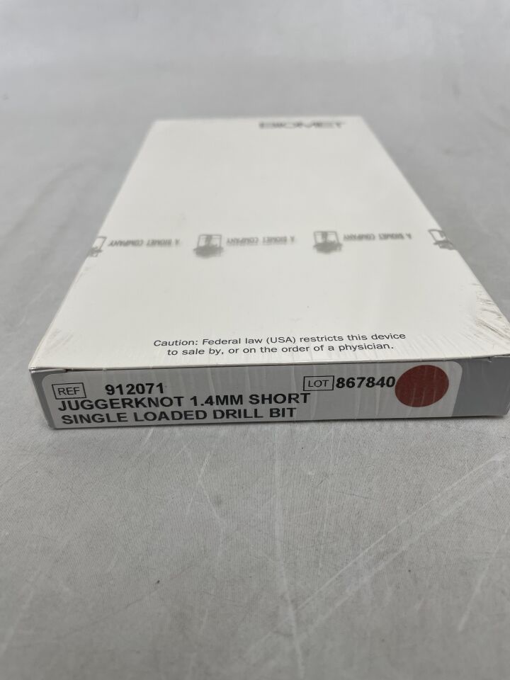 912071 - BIOMET - Juggerknot 1.4mm Short Single Drill Bit, (BX/1) - ( Expiry Date: 2025-01-01 )