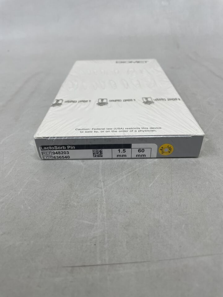 948203 - BIOMET - REUNITE ORTHOPEDIC PIN SYSTEM, LactoSorv Pin, 1.5mm, 60mm, (BX/1) - ( Expiry Date: 2022-08-16 )