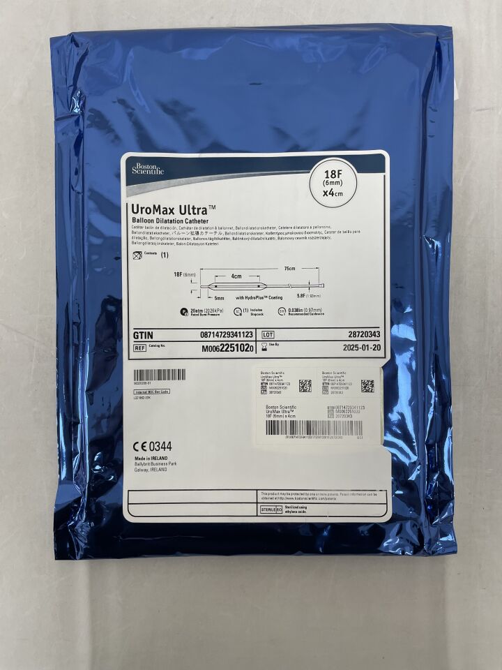 225102 - BOSTON SCIENTIFIC - UroMax Ultra Balloon Dilatation Catheter, 18F x 4cm, (EA) - ( Expiry Date: 2025-01-20 )