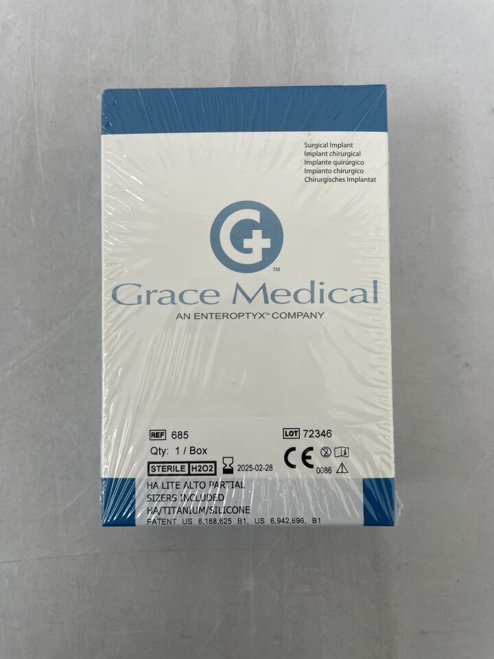 685 - GRACE MEDICAL - alto partial ossicular prosthesis 2.0mm x 5.6mm, 3.0mm, (BX/1) - ( Expiry Date: 2025-02-28 )