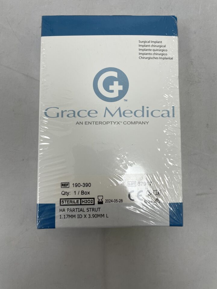 190-390 - GRACE MEDICAL - HA PARTIAL STRUT, 1.17 x 3.90mm, (BX/1) - ( Expiry Date: 2024-08-28 )