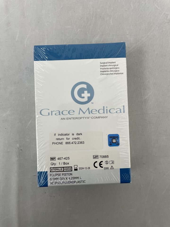 467-425 - GRACE MEDICAL - Eclipse Piston, 0.5mm x 4.25mm, (BX/1) - ( Expiry Date: 2024-12-28 )