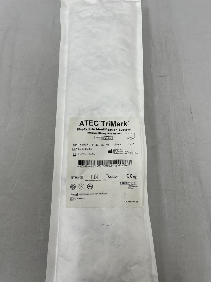 TRIMARKTD-2S-36-09 - HOLOGIC - ATEC TriMark Biopsy Site Identification System, Titanium, Site Marker, (EA) - ( Expiry Date: 2024-09-06 )
