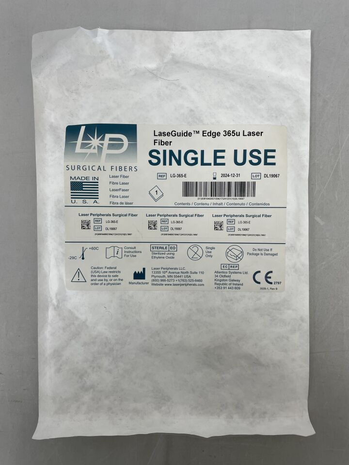 LG-365-E - LASER PERIPHERALS - LaseGuide Edge 365u Laser Fiber, (EA)