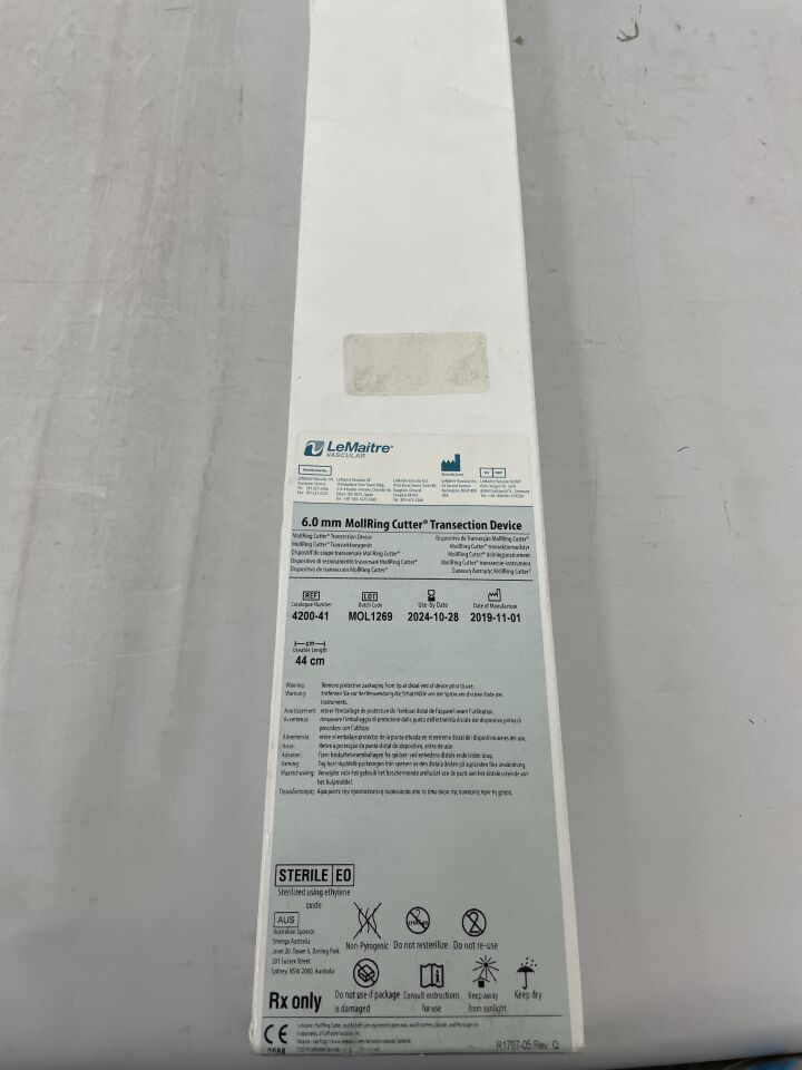 4200-41 - LEMAITRE - 6mm MollRing Cutter Transection Device, (BX/1) - ( Expiry Date: 2024-10-28 )