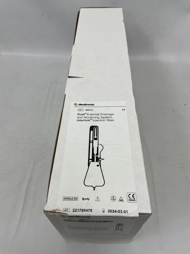 46913 - MEDTRONIC - Duet External Drainage and Monitoring System - Interlink Injection Sites, (BX/1) - ( Expiry Date: 2024-03-01 )