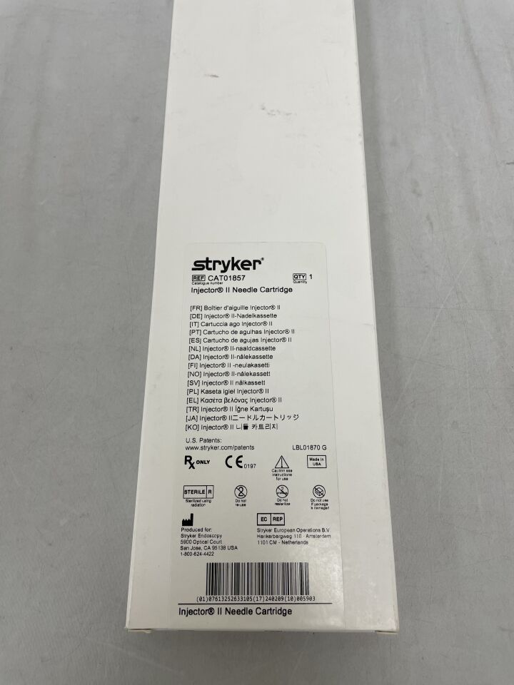 CAT01857 - STRYKER - InJector II Needle Cartridge, (BX/1) - ( Expiry Date: 2024-09-01 )