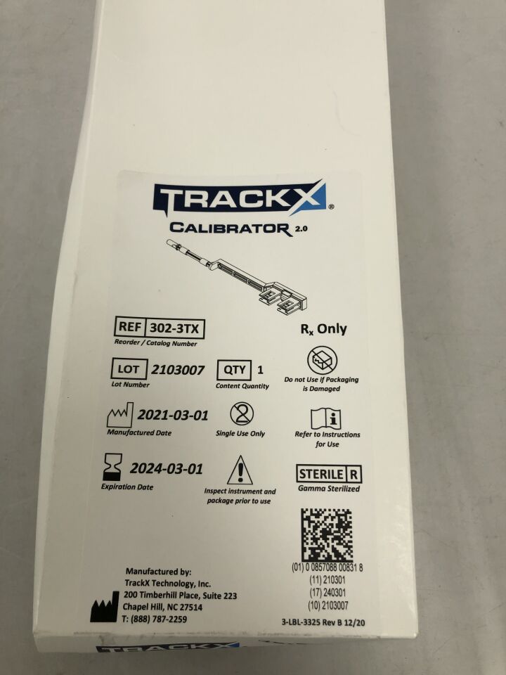 302-3TX - TRACKX - Calibrator with Instrument Tracking Technology, (BX/1) - ( Expiry Date: 2024-12-01 )