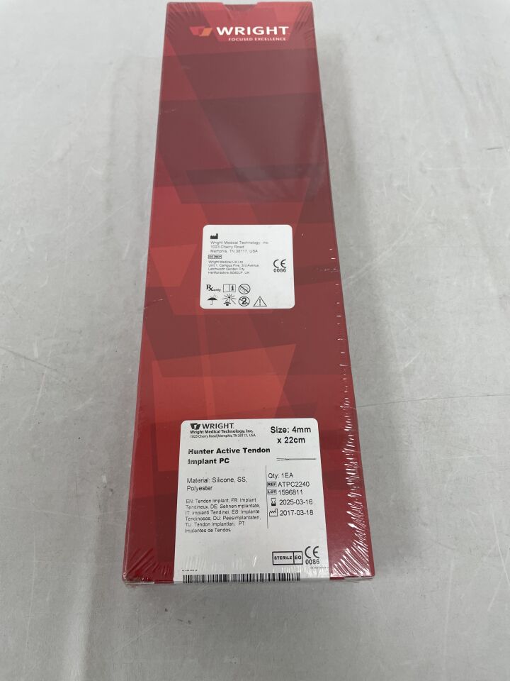ATPC2240 - WRIGHT MEDICAL - hunter active tendon implant pc, (BX/1) - ( Expiry Date: 2025-03-16 )