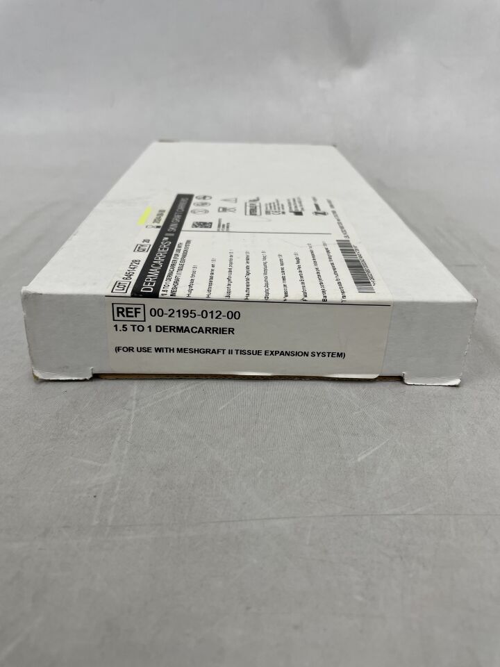 00-2195-012-00 - ZIMMER - dermacarriers ii skin graft carrier: 1.5 to 1, () - ( Expiry Date: 2024-09-30 )