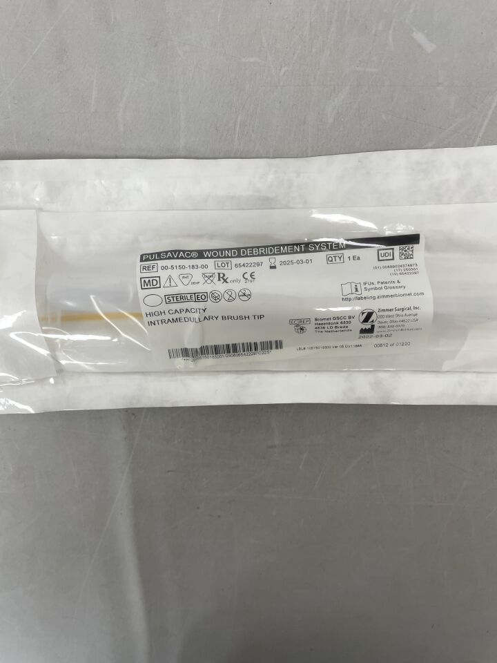 00-5150-183-00 - ZIMMER - PulsaVac High Capacity Intramedullary Brush Tip, (EA) - ( Expiry Date: 2025-03-01 )