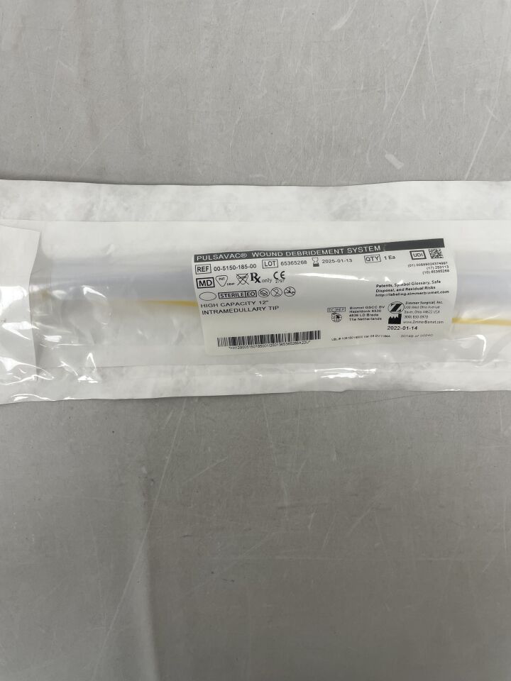 00-5150-185-00 - ZIMMER - PulsaVac High Capacity 12" Intramedullary Tip, (EA) - ( Expiry Date: 2025-01-13 )