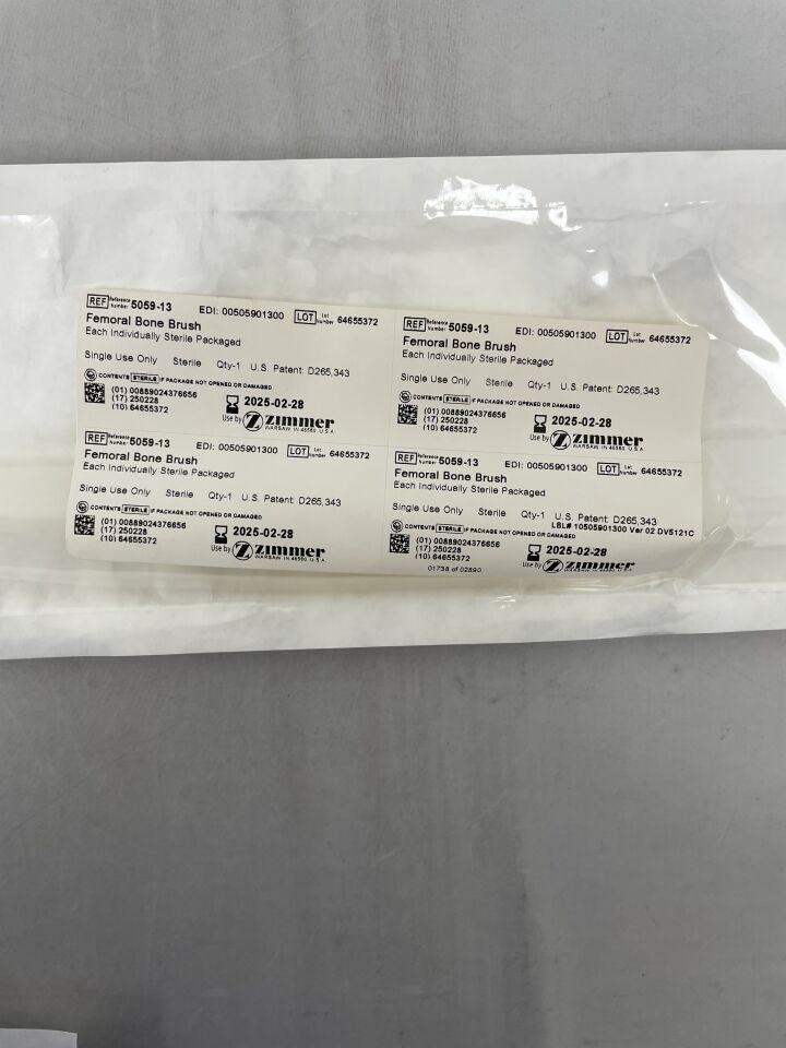 5059-13 - ZIMMER - Femoral Bone Brush, (EA) - ( Expiry Date: 2025-02-28 )