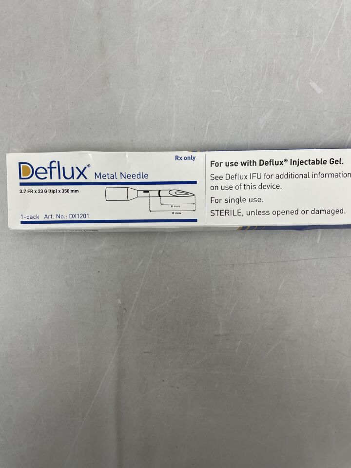 DX1201 - BIO HOPSITAL - Deflux Metal Needle, 3.7Fr x 23G, (BX/1) - ( Expiry Date: 2025-03-31 )