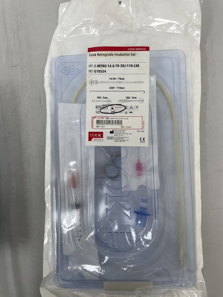 G10554 - COOK - Retrograde Intubation Set 14F x 70cm, (EA) - ( Expiry Date: 2024-04-21 )