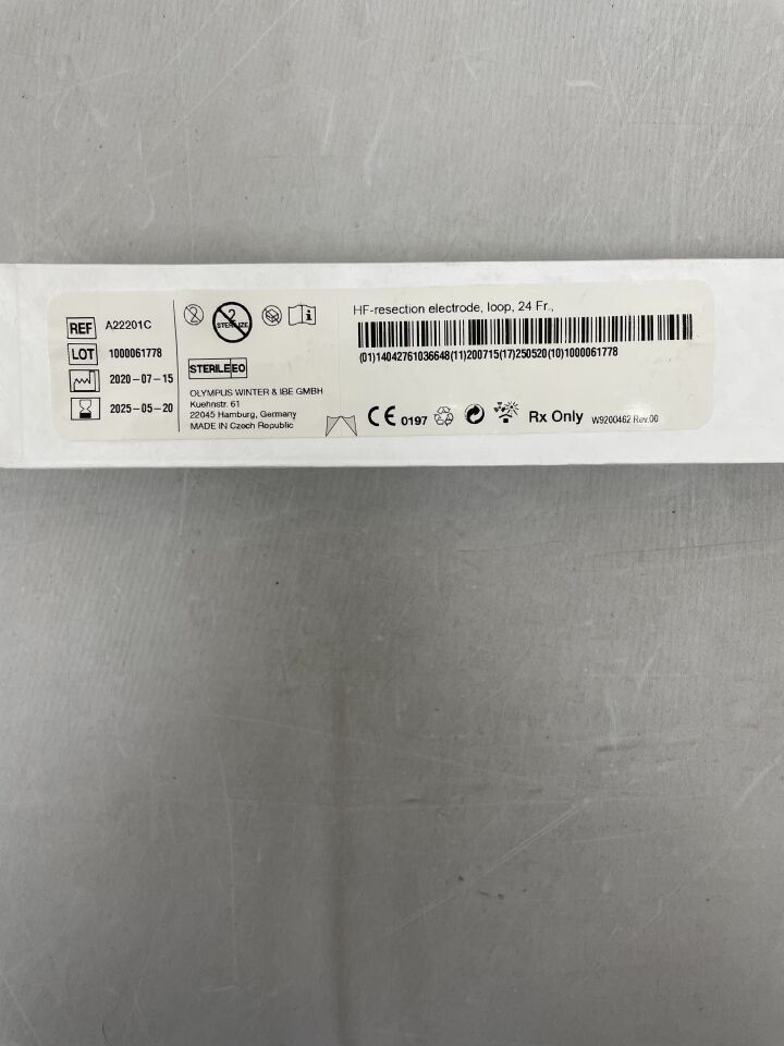 A22201C - 奧林巴斯 - 單極高頻切除電極：環形，12°，0.35 線徑，（EA）-（有效期至：2025-05-20）