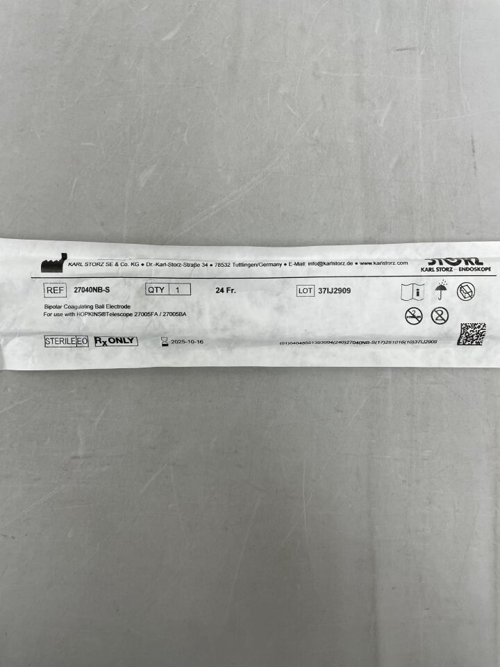 27040NB-S  -  STORZ  -  Half-Moon Bipolar Vaporization Electrode, 24/26 Fr  , (  )  -  ( Expiry Date : 2025-10-16 )