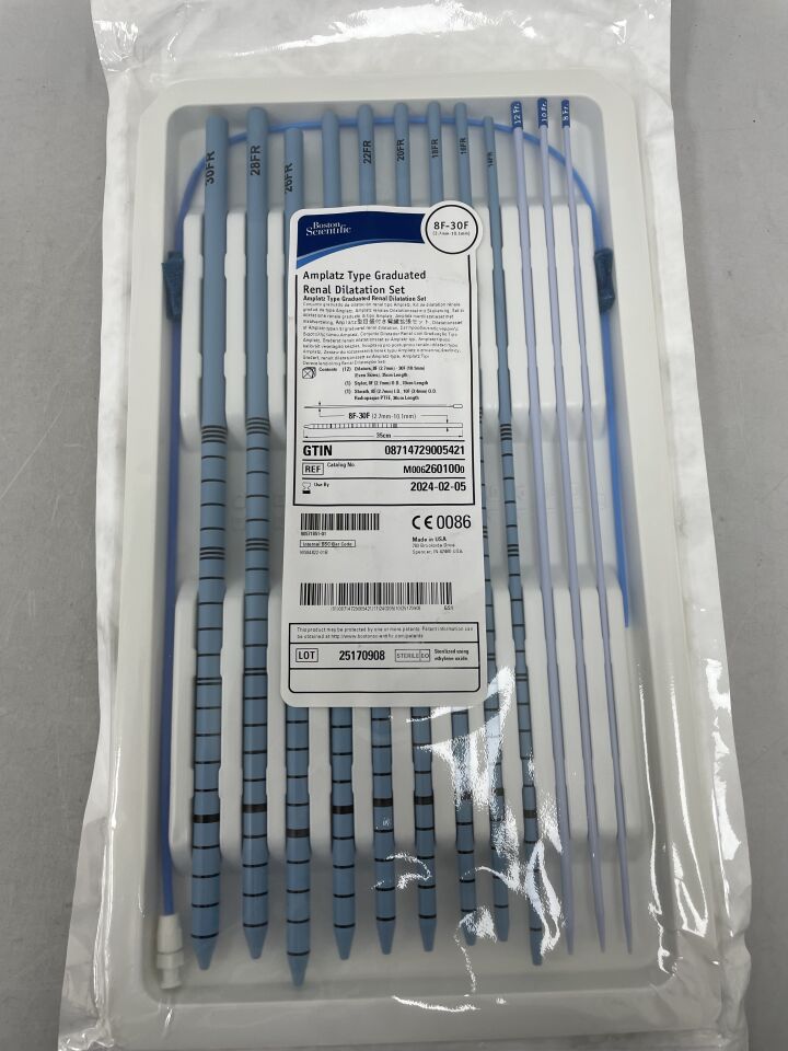 260100 - BOSTON SCIENTIFIC - Amplatz Type Graduated Renal Dilatation Set, 8F -30F, 35cm , (EA) - ( Expiry Date: 2024-02-05 )