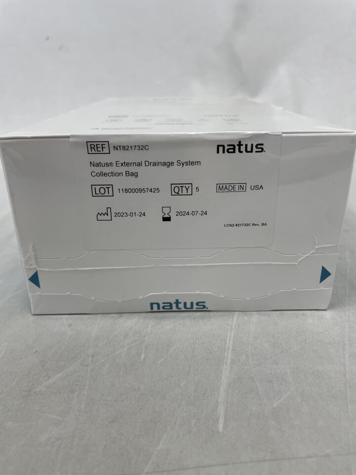 NT821732C - NATUS - External Drainage System Collection Bag, (BX/5) - ( Expiry Date: 2024-07-24 )