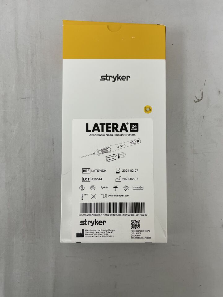 LATSYS24 - STRYKER - Latera Absorbable Nasal Implant System, 24mm, (BX/1) - ( Expiry Date: 2024-02-07 )