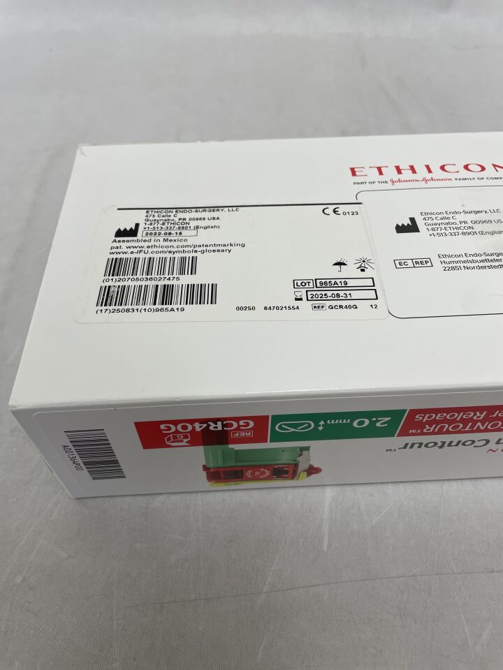 GCR40G - ETHICON - Echelon Contour Curved Sutter Reloads 2mm , ( BX/6 ) - ( Expirable Date : 2025-08-31 )