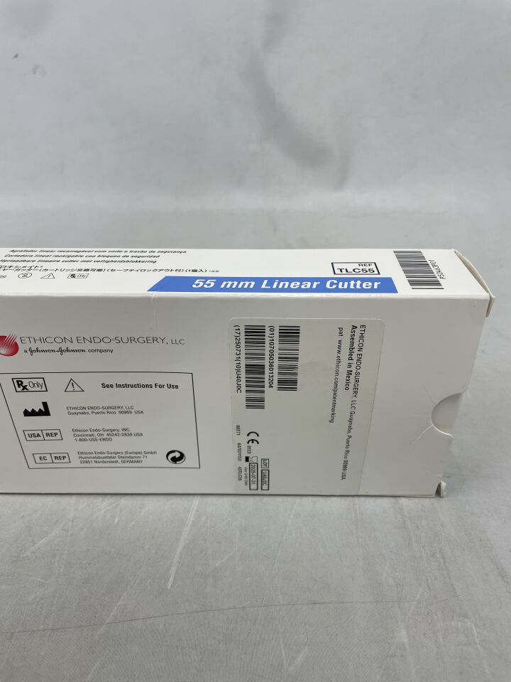 TLC55 - ETHICON - 近距離線性切割器，帶藍色替換裝，55 毫米尺寸，（BX/1）-（有效期限：2025-07-31）