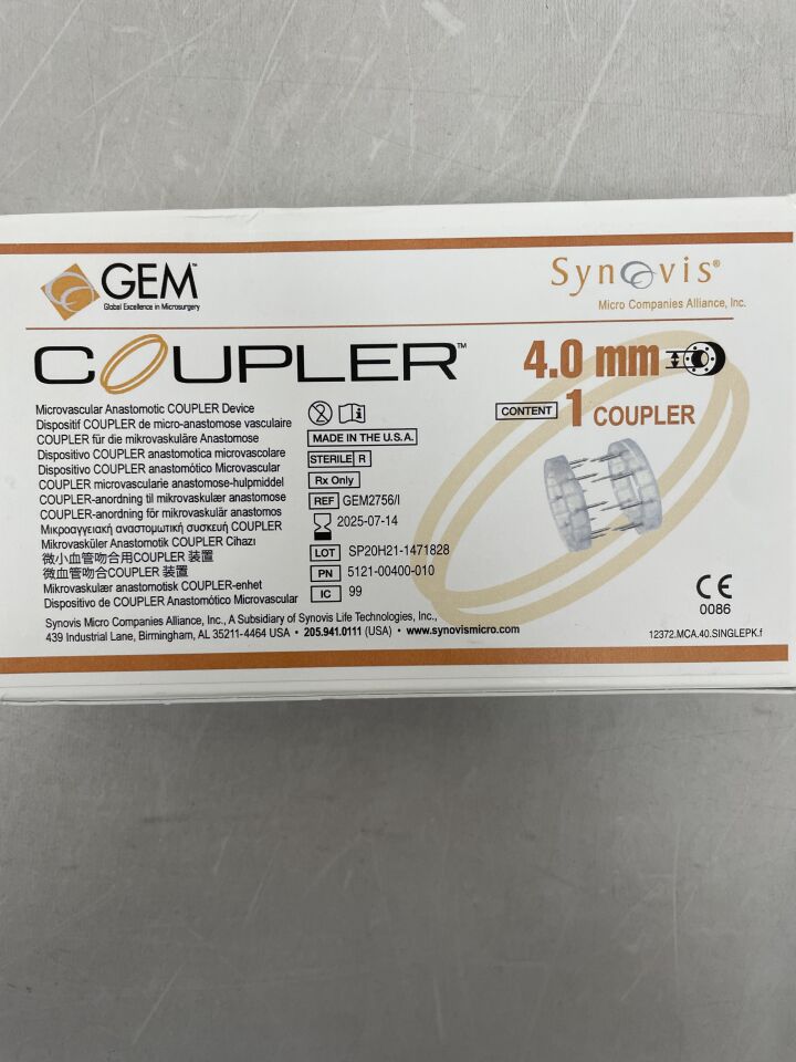 GEM2756 I  -  SYNOVIS  -  GEM Coupler, 4.0mm , ( BX/1 )  -  ( Expiry Date : 2025-07-14 )