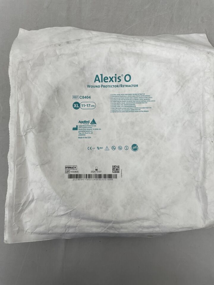 C8404 - APPLIED MEDICAL RESOURCES - Alexis O Wound Retractor, XL, 34 cm Sheath Length, (EA) - ( Expiry Date: 2024-10-07 )