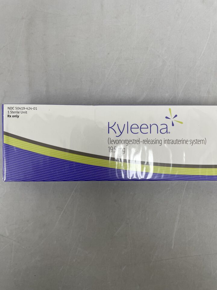 NDC 50419-424-01 - BAYER - Kyleena Levonorgestrel-Releasing Intrauterine System, 19.5mg IUD, (BX/1) - ( Expiry Date: 2025-01-31 )