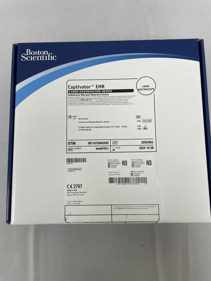 6161 - BOSTON SCIENTIFIC - Captivator EMR Large Gastroscope Device Endoscopic Mucosal Resection Device, (BX/1) - ( Expiry Date: 2024-10-08 )