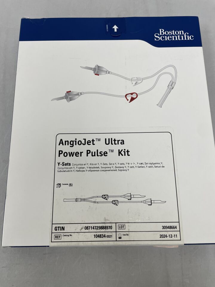 104834 - BOSTON SCIENTIFIC - AngioJet Ultra Power Pulse Kit, (BX/5) - ( Expiry Date: 2024-12-11 )