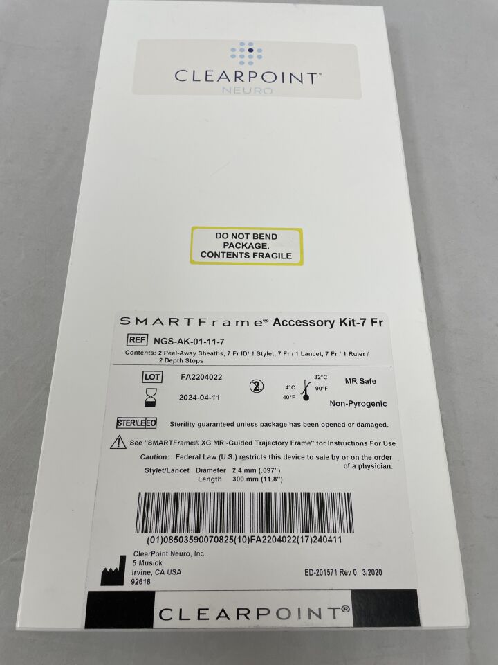 NGS-AK-01-11-7 - CLEARPOINT - SMARTFrame Accessory Kit, 7F, (BX/1) - ( Expiry Date: 2024-04-11 )
