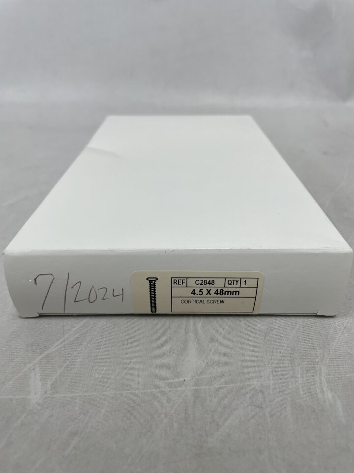 C2848 - CONMED - Low Profile Cortical Screw, 4.5 x 48mm, (BX/1) - ( Expiry Date: 2024-07-10 )