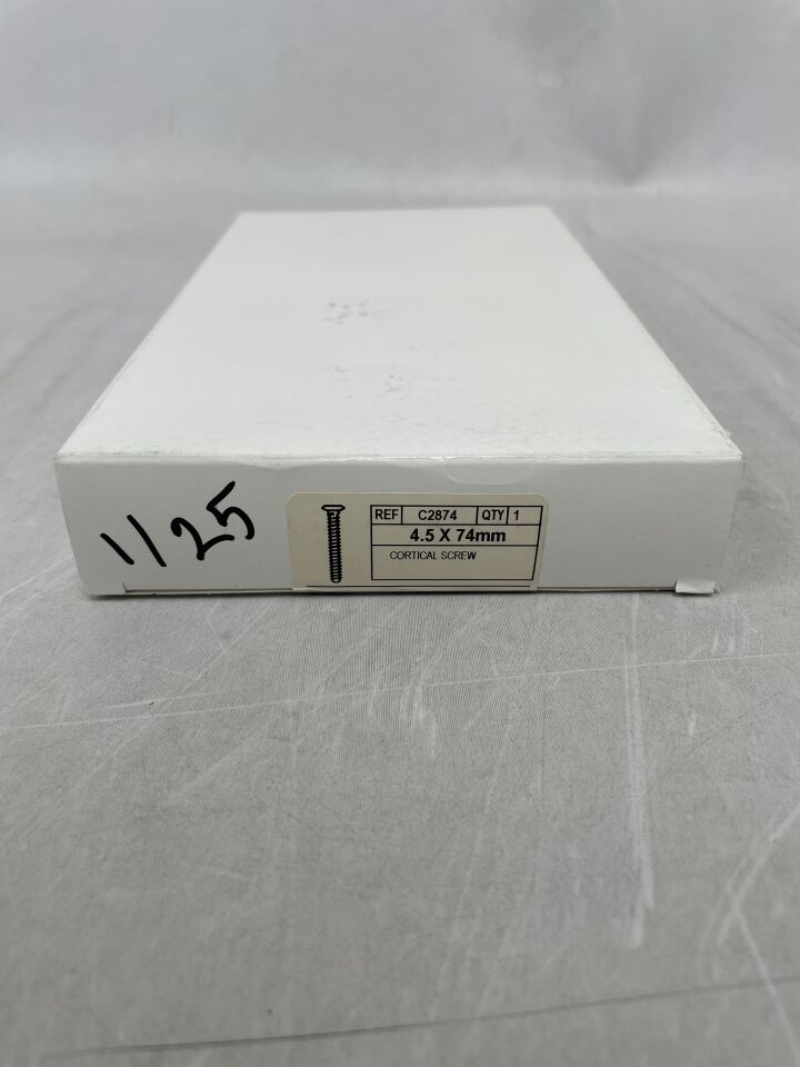 C2874 - CONMED - Cortical Screw 4.5 X 74mm, (BX/1) - ( Expiry Date: 2025-01-16 )