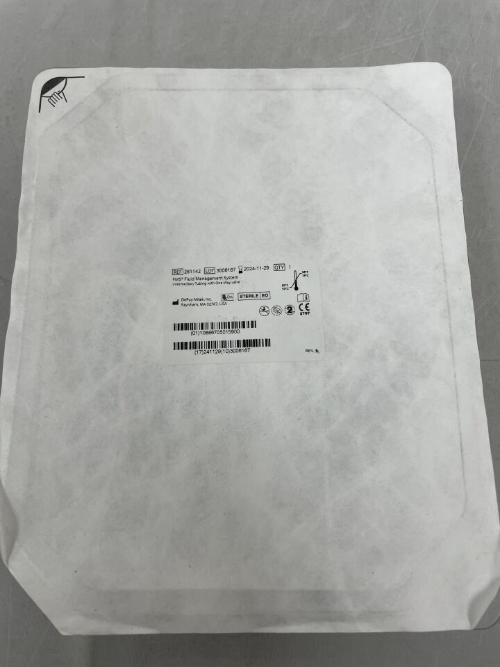 281142 - DEPUY - FMS Fluid Management System Intermediary Tubing with One-way valve, (EA) - ( Expiry Date: 2024-11-29 )