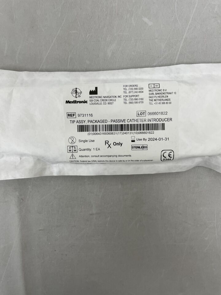 9731116 - MEDTRONIC - Tip - Passive Catheter Introducer, (EA) - ( Expiry Date: 2024-01-31 )