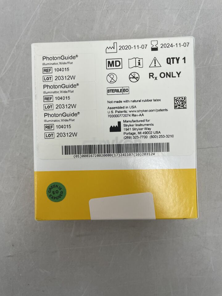 104015 - STRYKER - Invuity PhotonGuide Illuminator, Wide/Flat, (BX/1) - ( Expiry Date: 2024-11-07 )