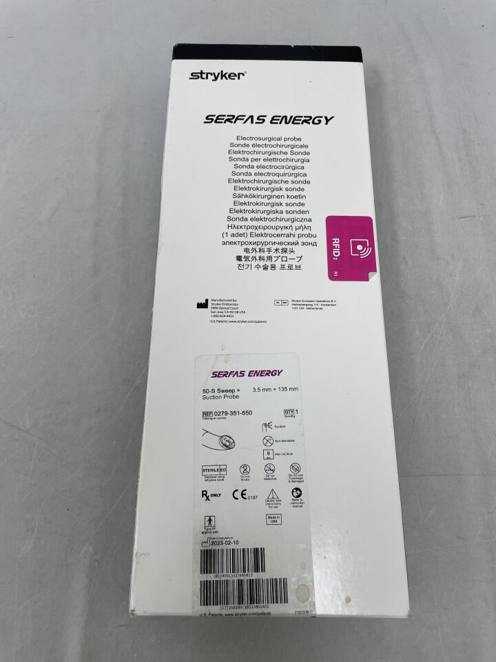 0279-351-650 - STRYKER - Serfas 50-S Sweep Probe, 3.5mm, (BX/1) - ( Expiry Date: 2025-02-09 )