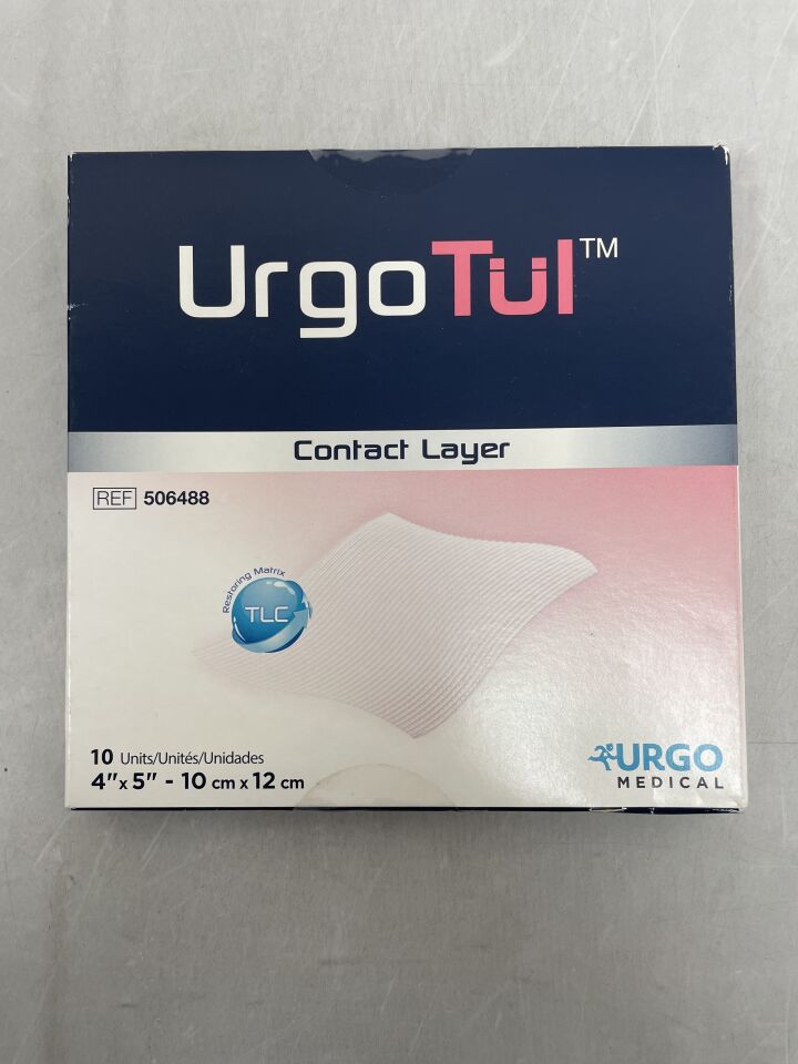 506488 - URGO MEDICAL - UrgoTul Contact Layer, 10 x 12cm, (BX/10) - ( Expiry Date: 2024-11-30 )
