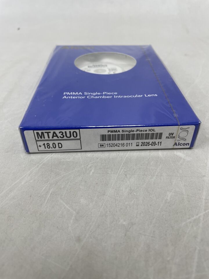 MTA3U0.180 - ALCON - Multiflex III Intraocular Lens, 18.0D, (BX/1) - ( Expiry Date: 2026-09-11 )