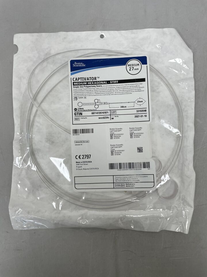 6234 - 波士頓科學 - Captivator 一次性六角形捕蟲器，中號，（EA）-（有效期至：2027-01-10）