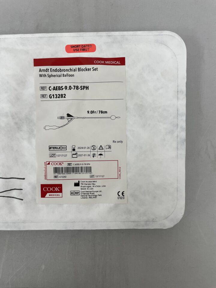 G13282 - COOK - Arndt Endobronchial Blocker Set w/Spherical Balloon 9F x 78cm, (EA) - ( Expiry Date: 2024-01-26 )