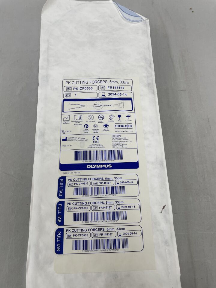PK-CF0533 - GYRUS ACMI - PK Cutting Forceps 5mm / 33cm, (EA) - ( Expiry Date: 2024-05-14 )