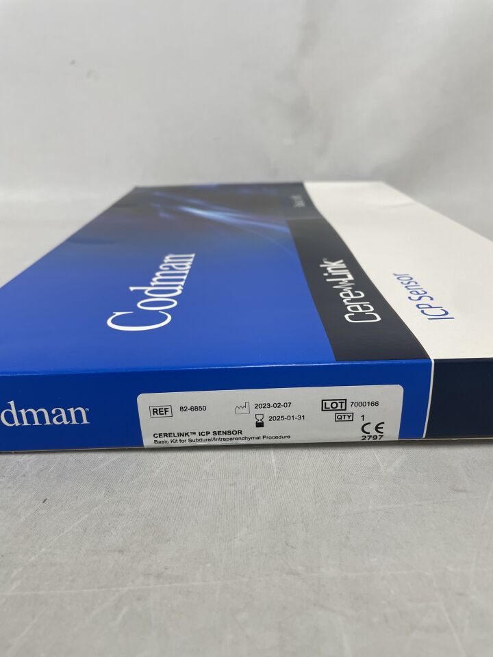 82-6850 - INTEGRA - Codman CereLink ICP Sensor, Basic Kit for Subdural/Intraparenchymal Procedure, (BX/1) - ( Expiry Date: 2025-01-31 )
