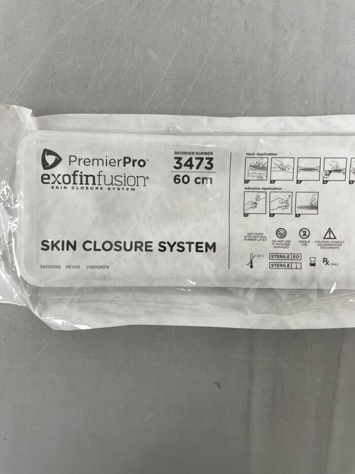 3473 - S2S GLOBAL - PremierPro Exofinfusion Skin Closure System, 60cm, (EA) - ( Expiry Date: 2024-12-31 )